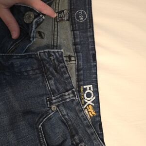 FOX Junior's Size 7 Dark Blue Skinny Jeans